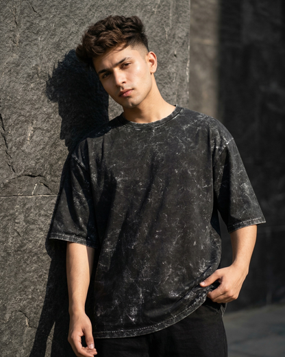 Fade Drop - Acid Washed Oversized Tee