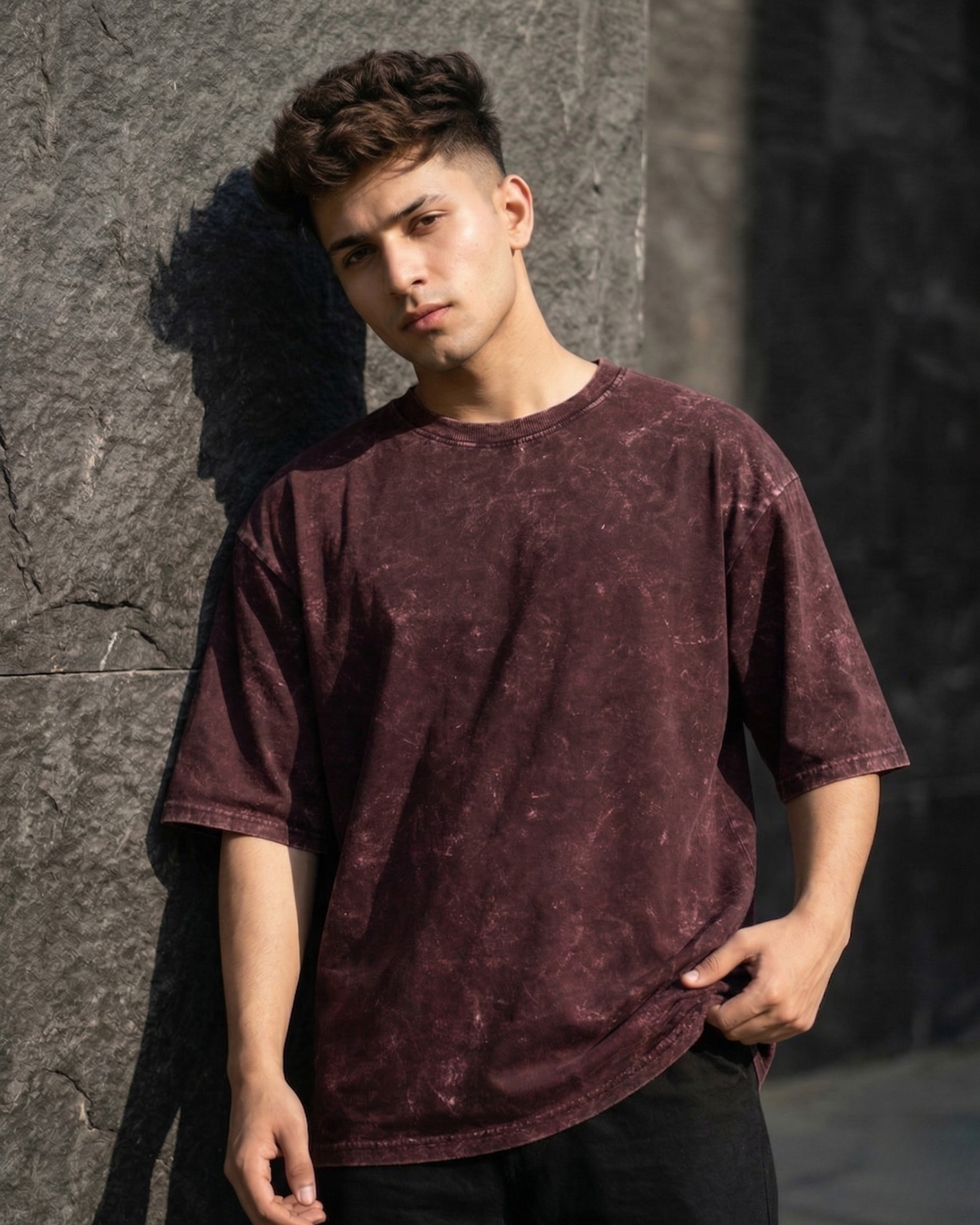 Fade Drop - Acid Washed Oversized Tee