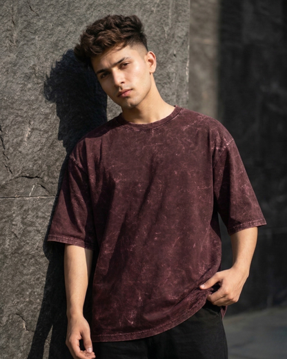 Fade Drop - Acid Washed Oversized Tee