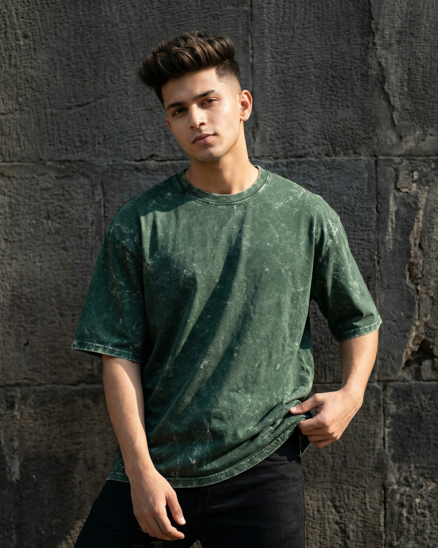 Fade Drop - Acid Washed Oversized Tee