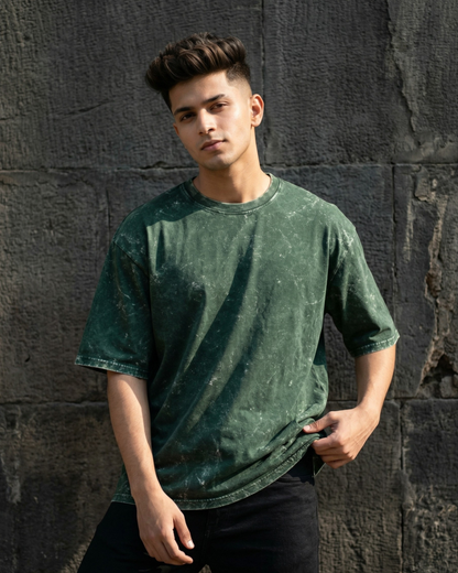 Fade Drop - Acid Washed Oversized Tee
