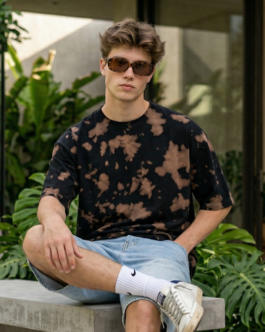 Midnight Rust - Tie Dye Oversized Tee