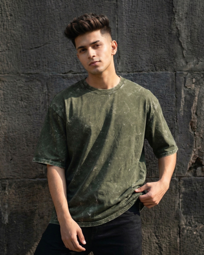 Fade Drop - Acid Washed Oversized Tee