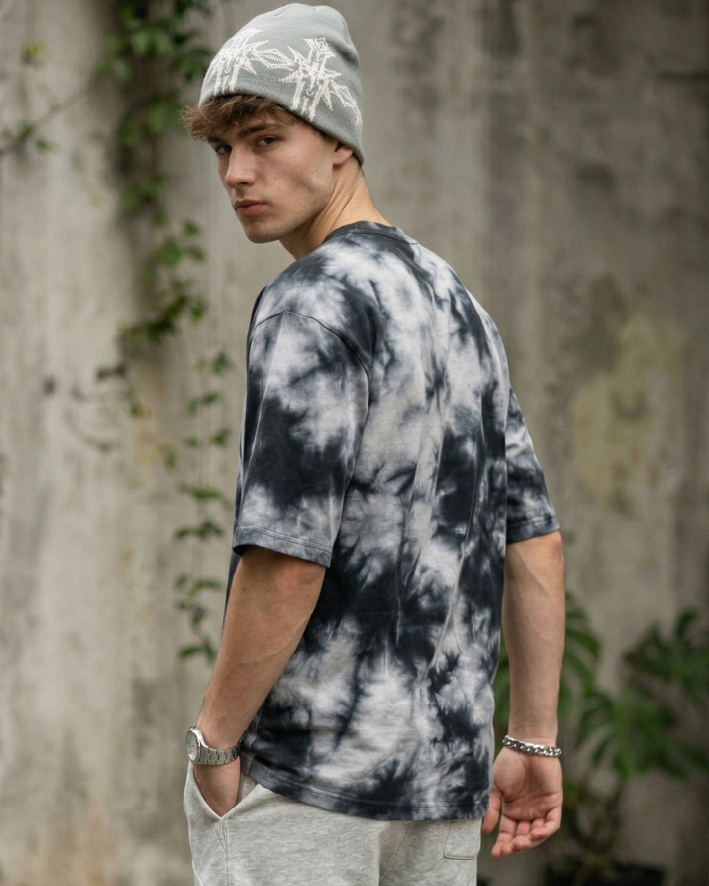 Moon Fade - Tie Dye Oversized Tee