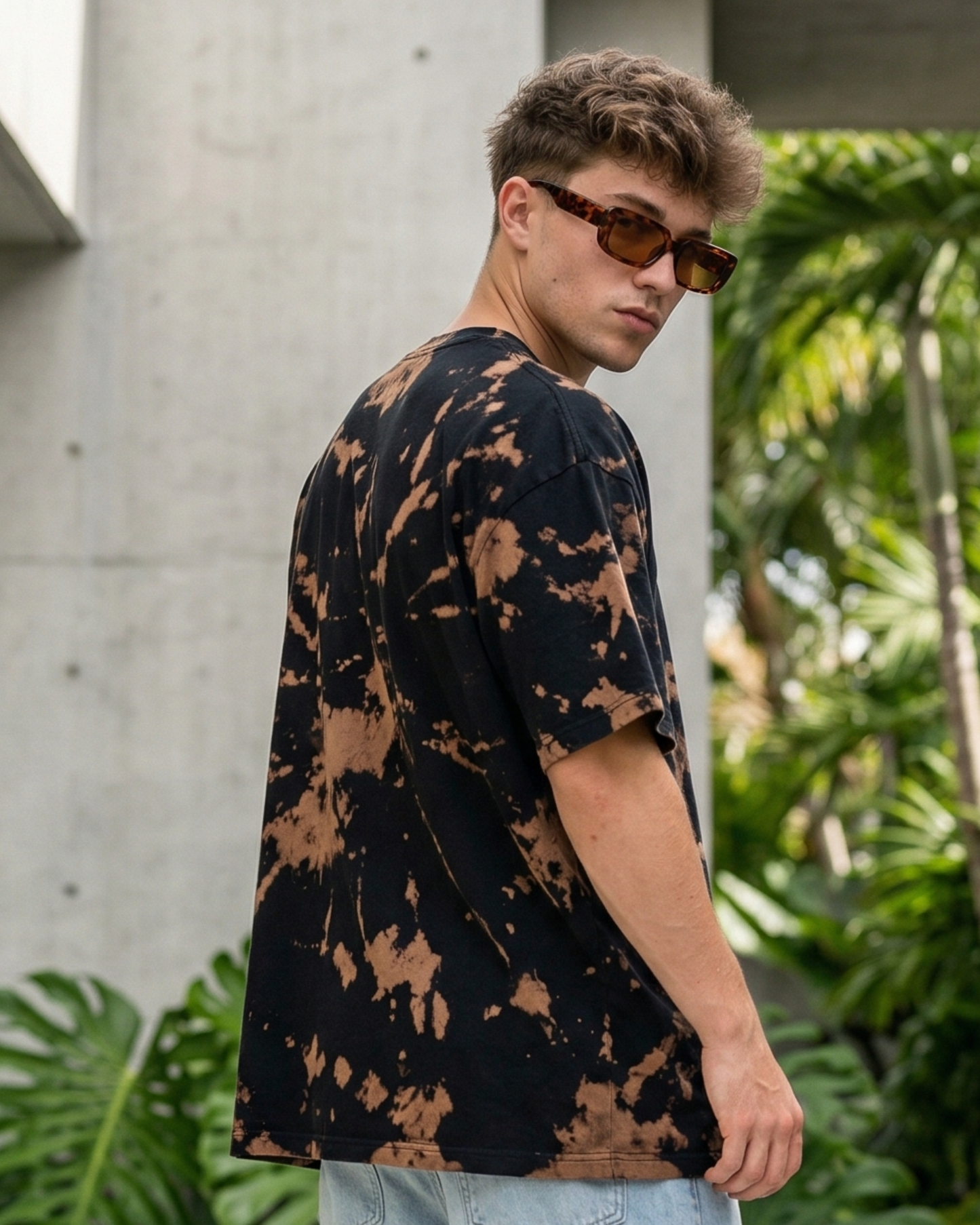 Midnight Rust - Tie Dye Oversized Tee