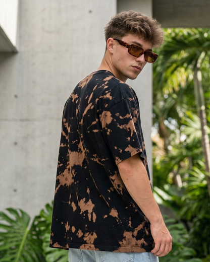 Midnight Rust - Tie Dye Oversized Tee
