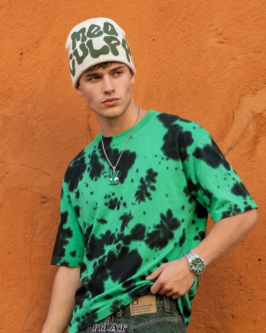 Forest Burn – Tie Dye Oversized Tee