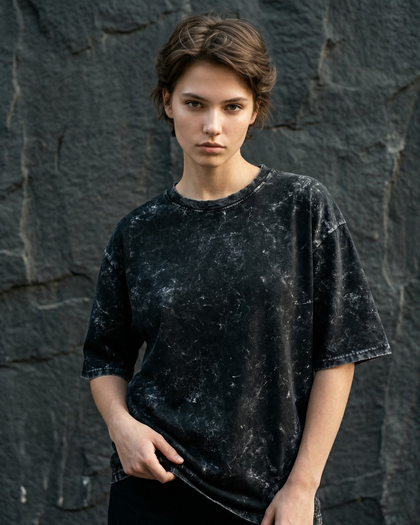 Fade Drop - Acid Washed Oversized Tee