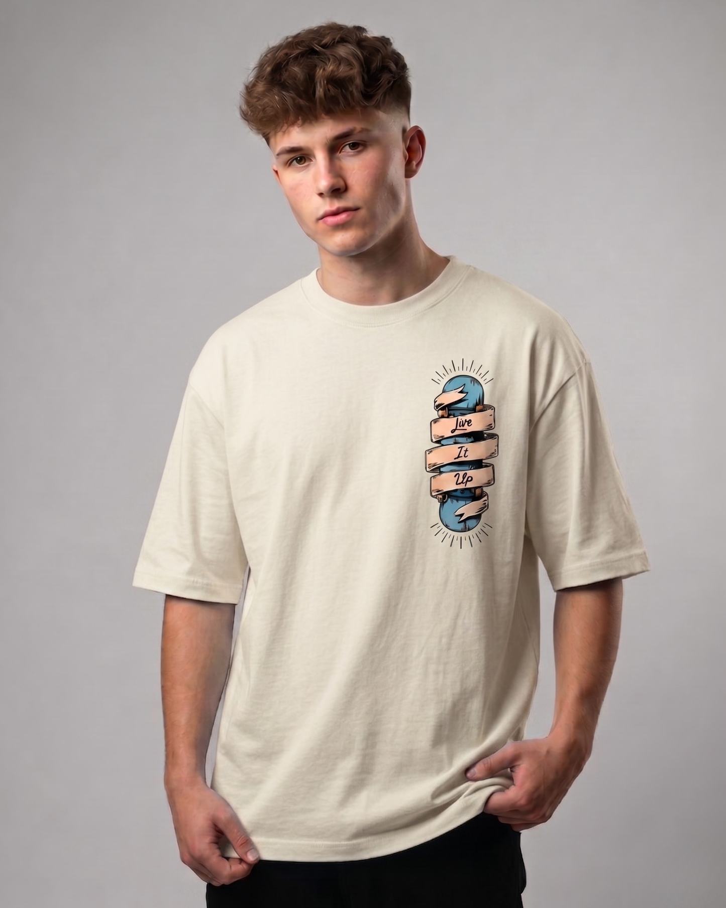 Live It Up - Oversized Tee