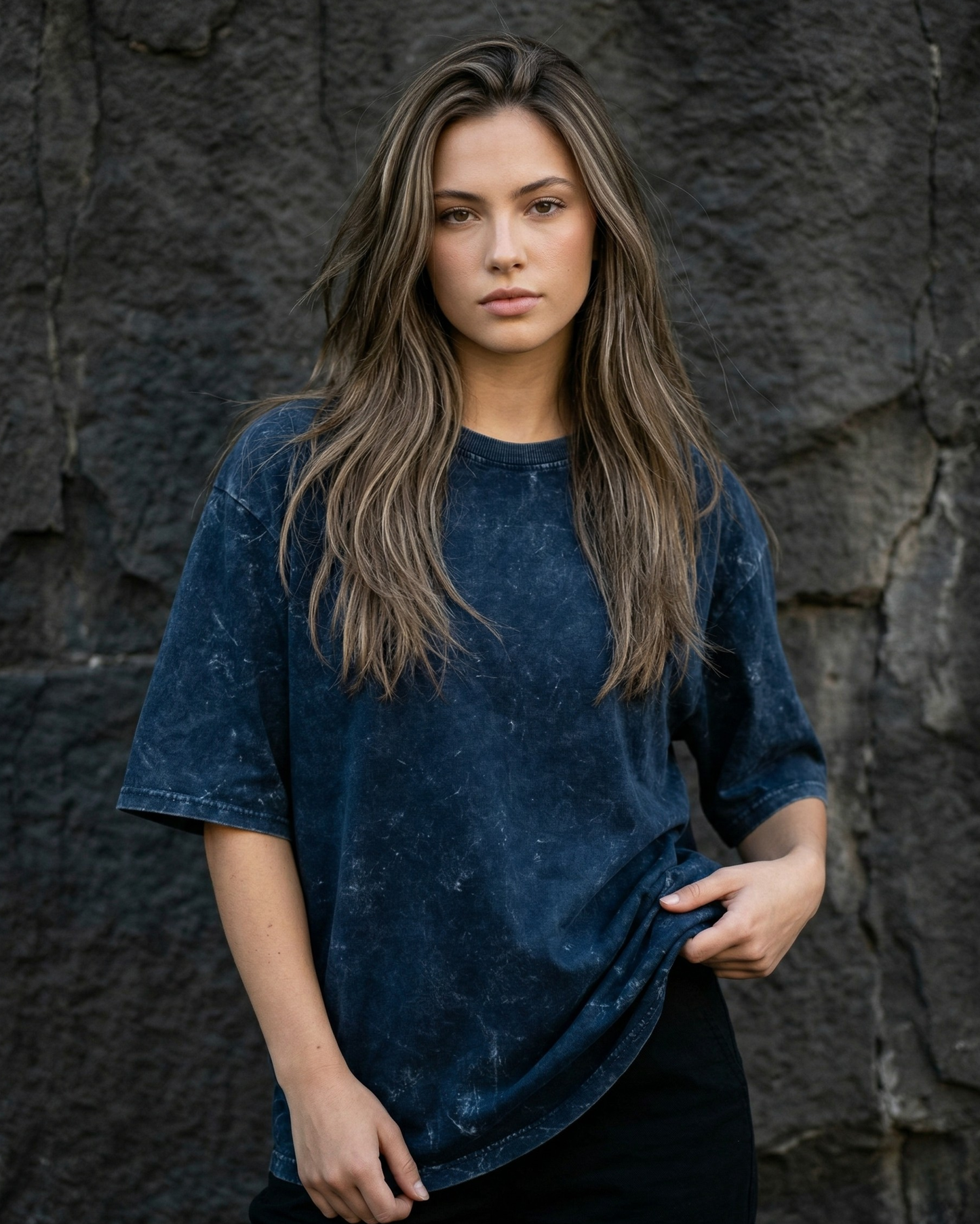 Fade Drop - Acid Washed Oversized Tee