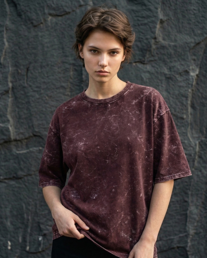 Fade Drop - Acid Washed Oversized Tee