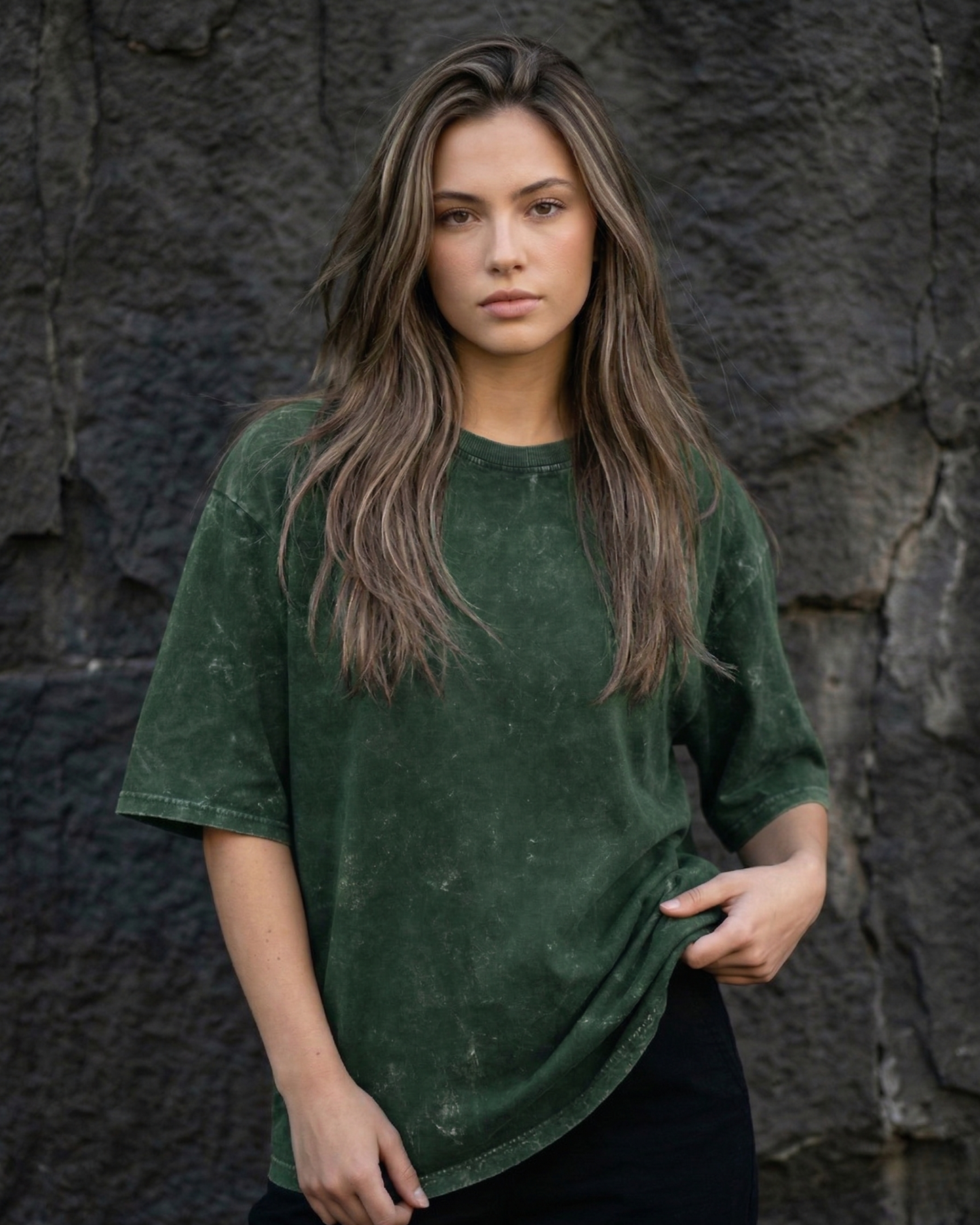Fade Drop - Acid Washed Oversized Tee