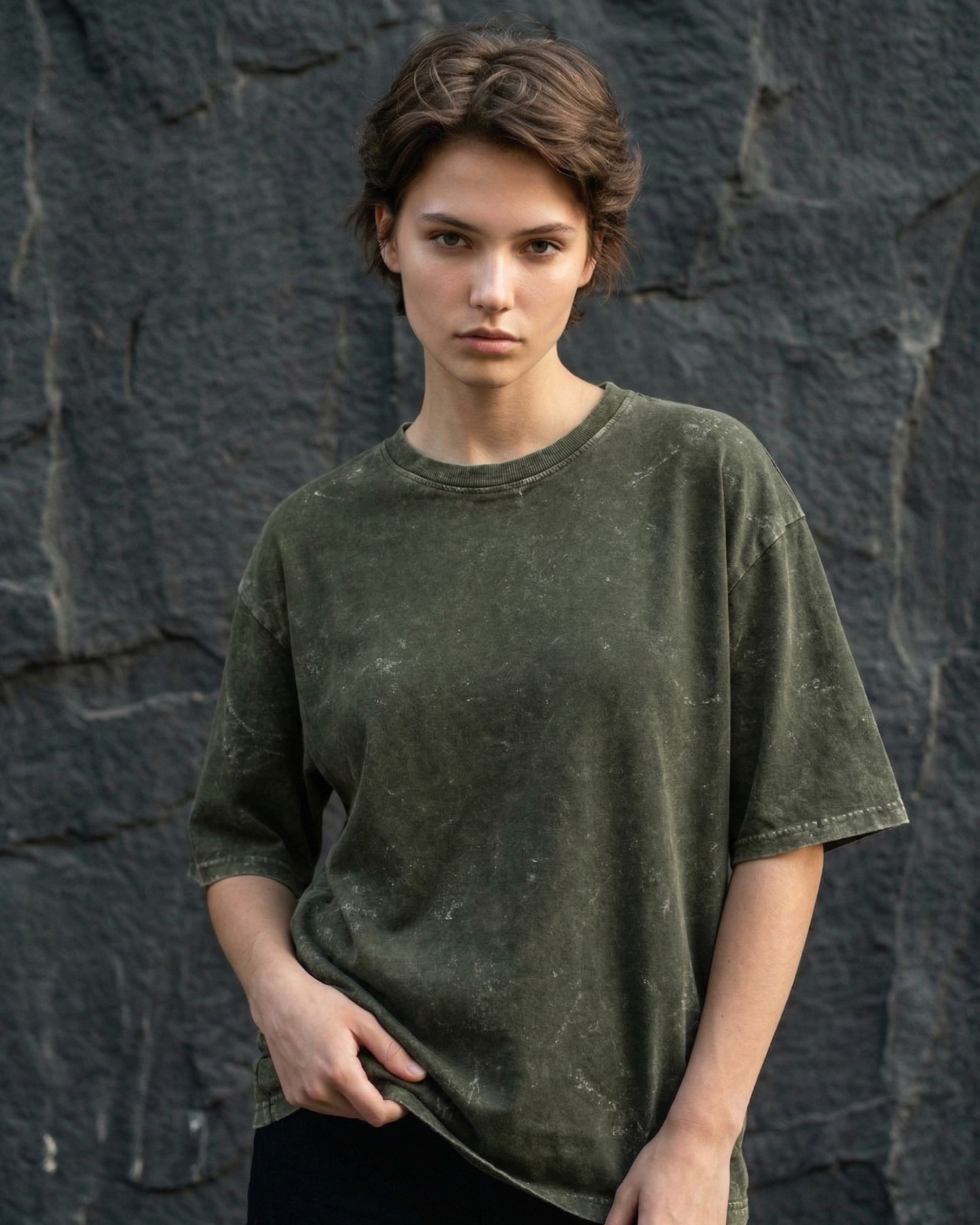 Fade Drop - Acid Washed Oversized Tee