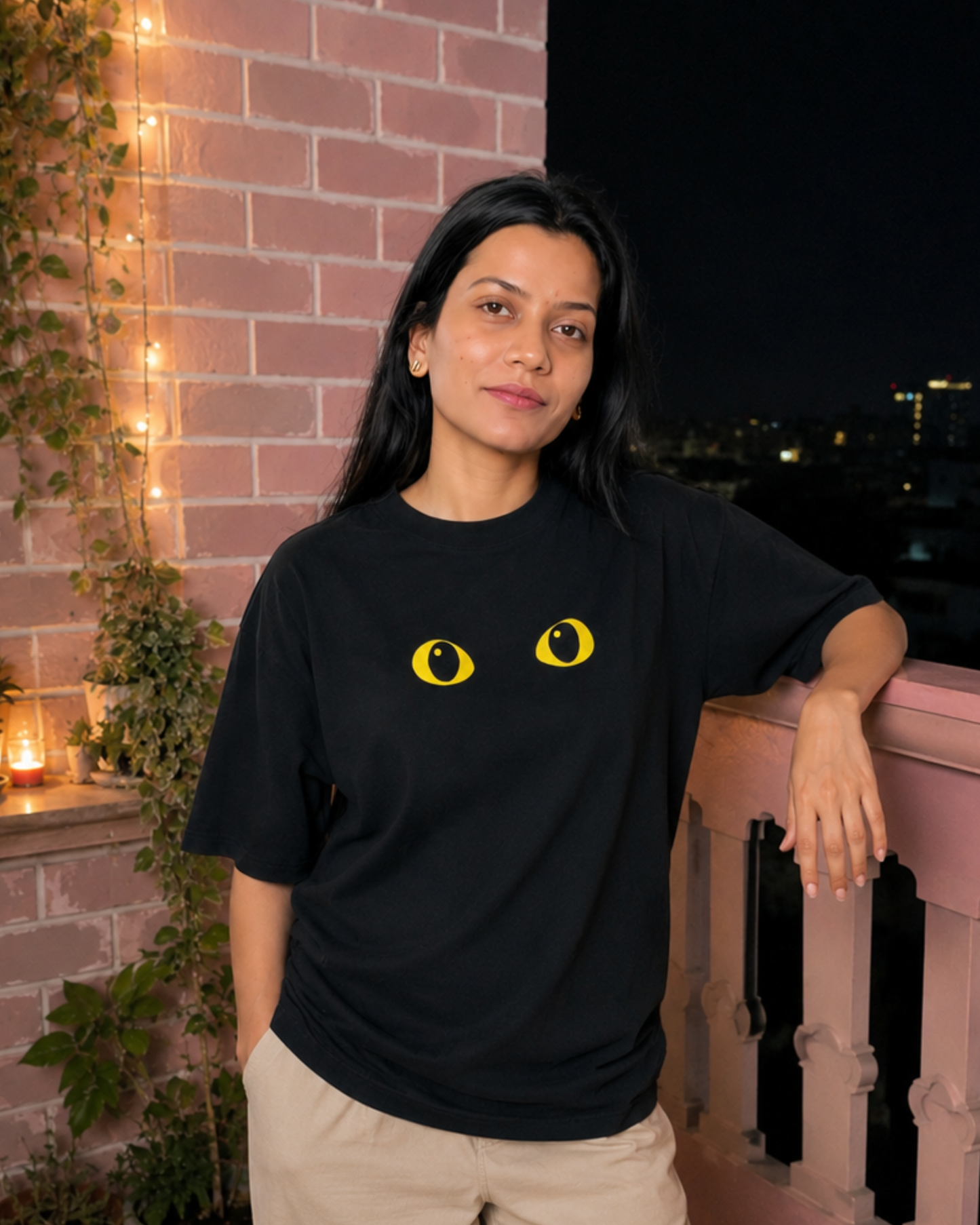 Dark Cat - Oversized Tee