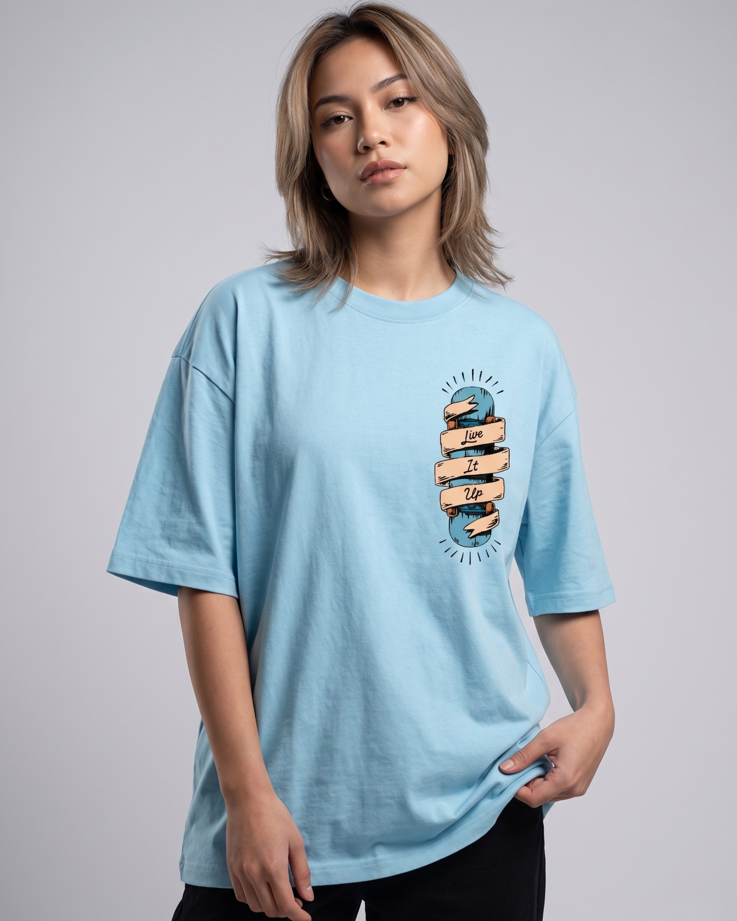Live It Up - Oversized Tee