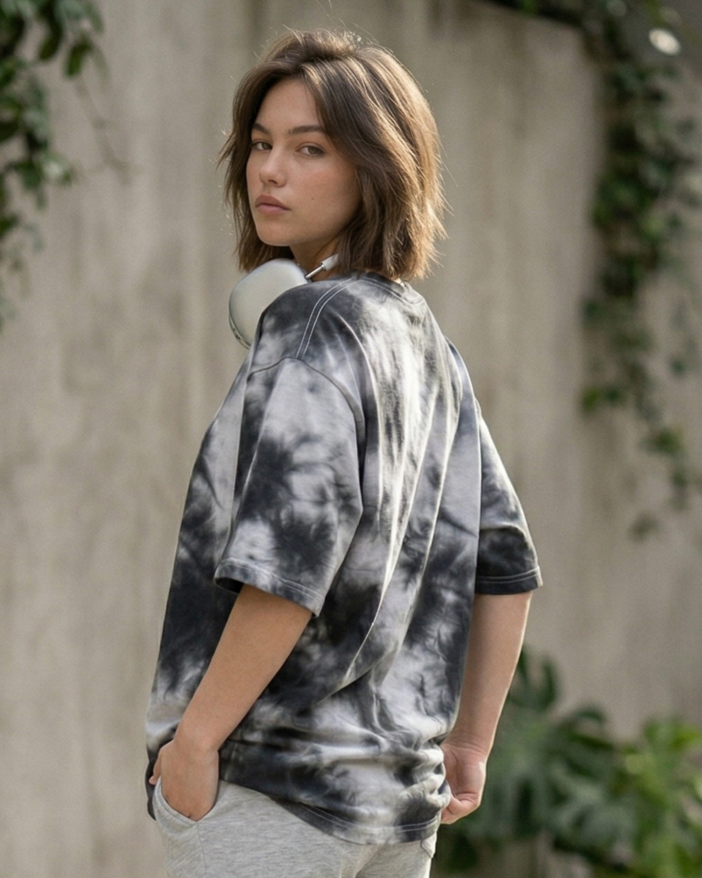 Moon Fade - Tie Dye Oversized Tee