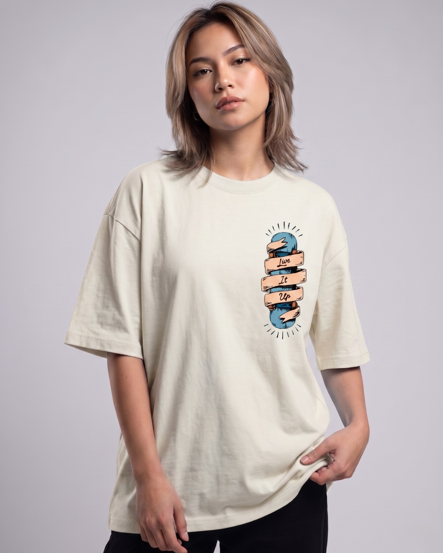 Live It Up - Oversized Tee