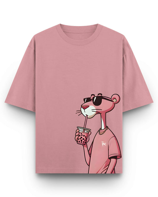 Boba Flex – Oversized Pink Panther Tee